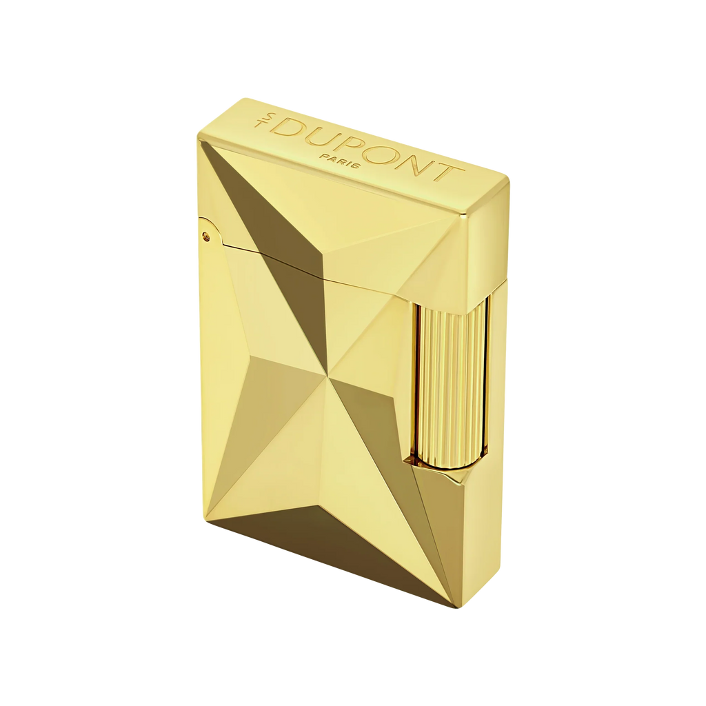 S.T. DUPONT Ligne 2 Small Fire X Gold Lighter/Briquet C18611