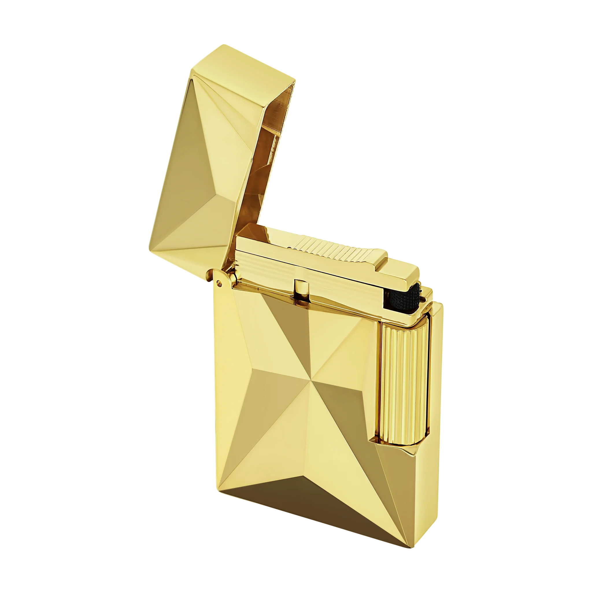 S.T. DUPONT Ligne 2 Small Fire X Gold Lighter/Briquet C18611