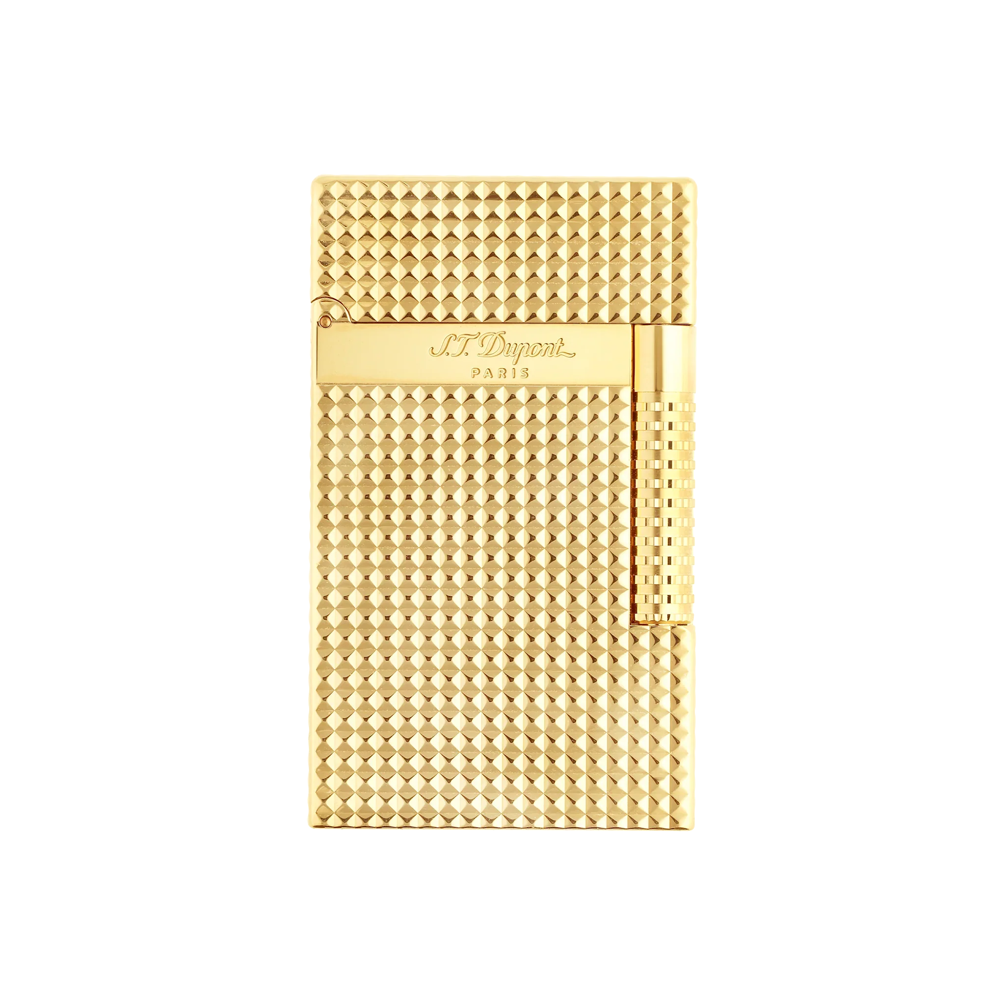 S.T. DUPONT Le Grand Diamond head Lighter Gold Lighter/Briquet C23009