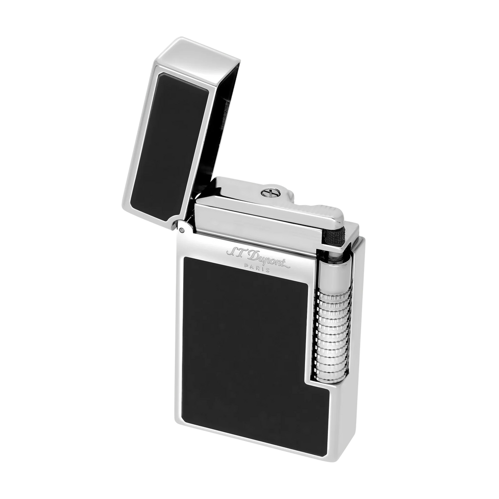 S.T. DUPONT LE GRAND Natural Lacquer Black Lighter/Briquet C23010