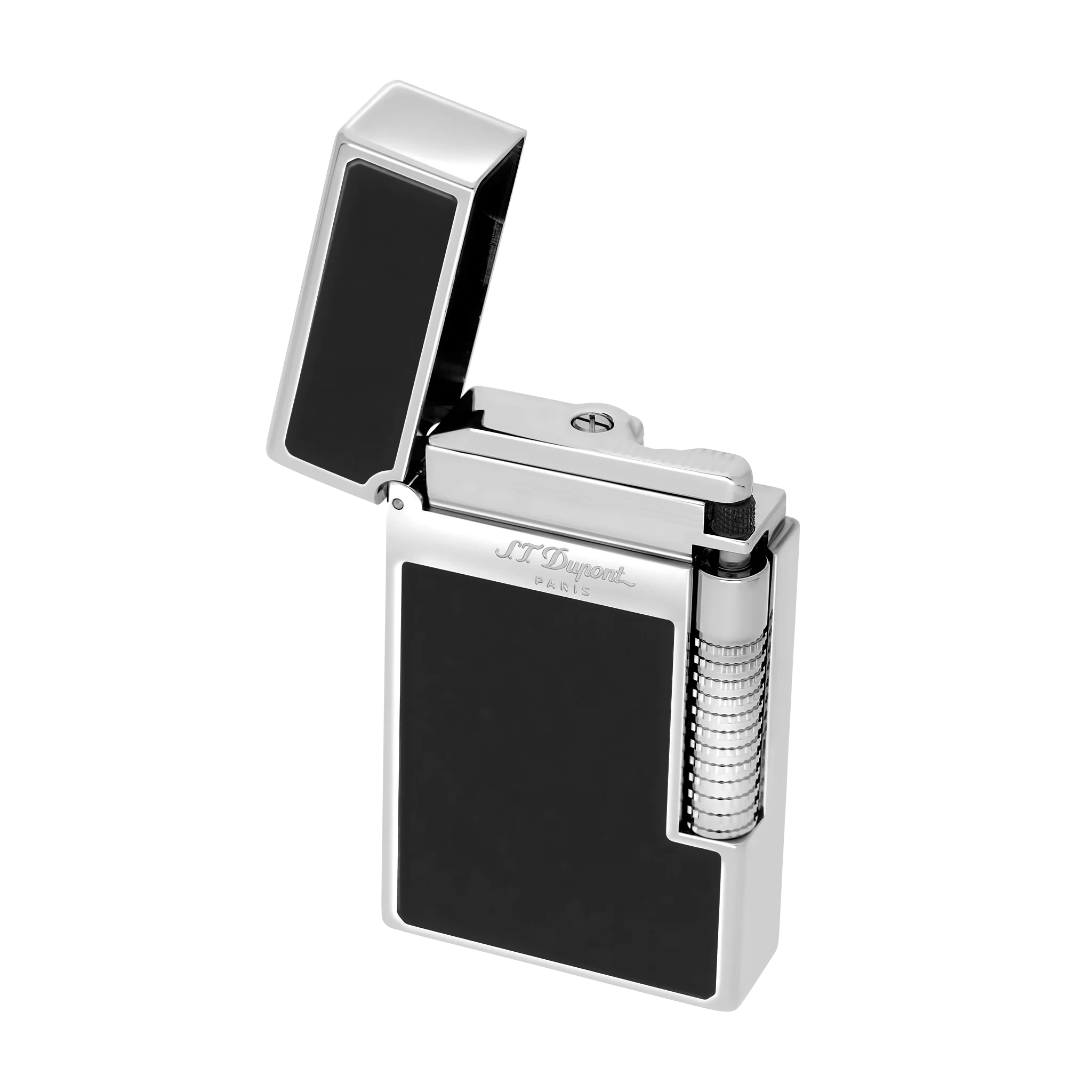 S.T. DUPONT LE GRAND Natural Lacquer Black Lighter/Briquet C23010