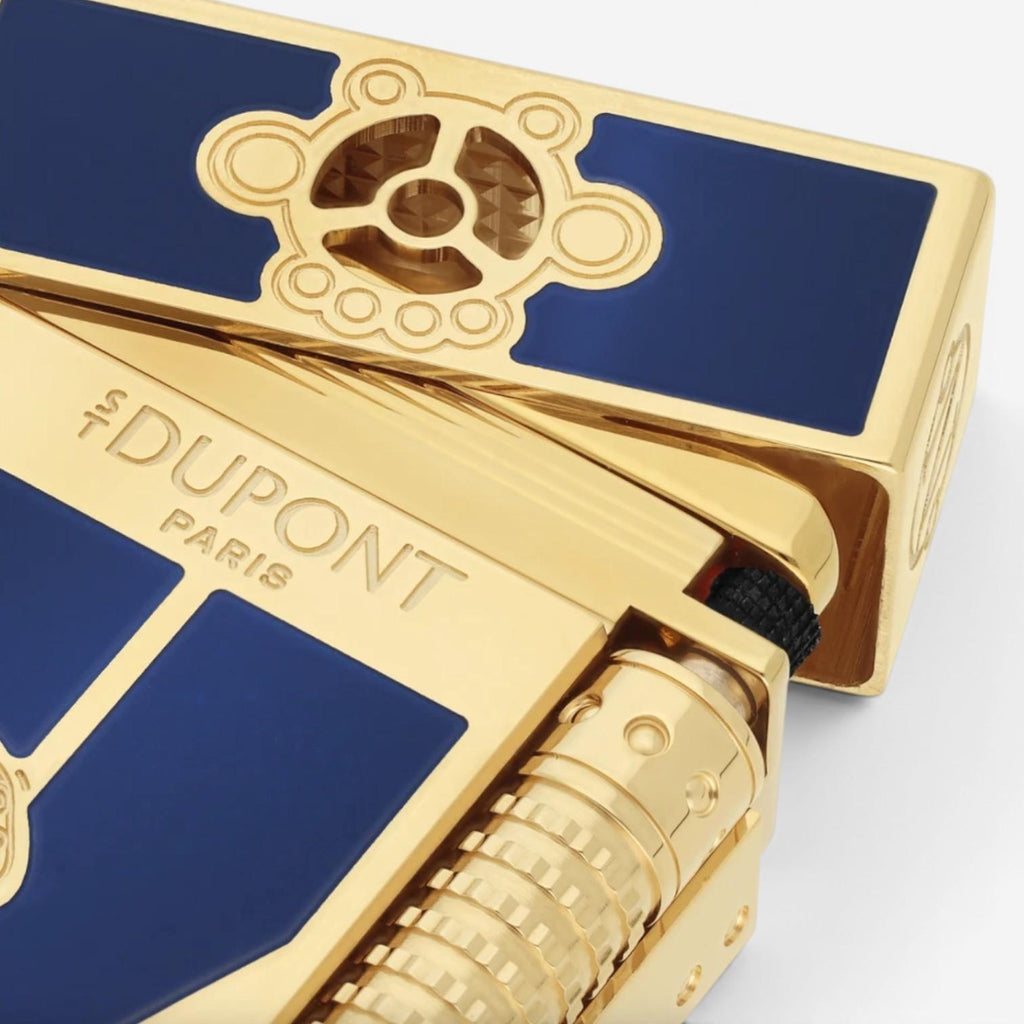 S.T. Dupont Jules Verne Prestige Blue Lacquer Smoking Kit C23050