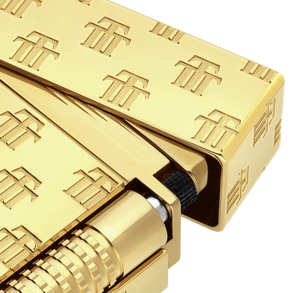 S.T. DUPONT Le Grand Trinidad Gold Lighter/Briquet C23077