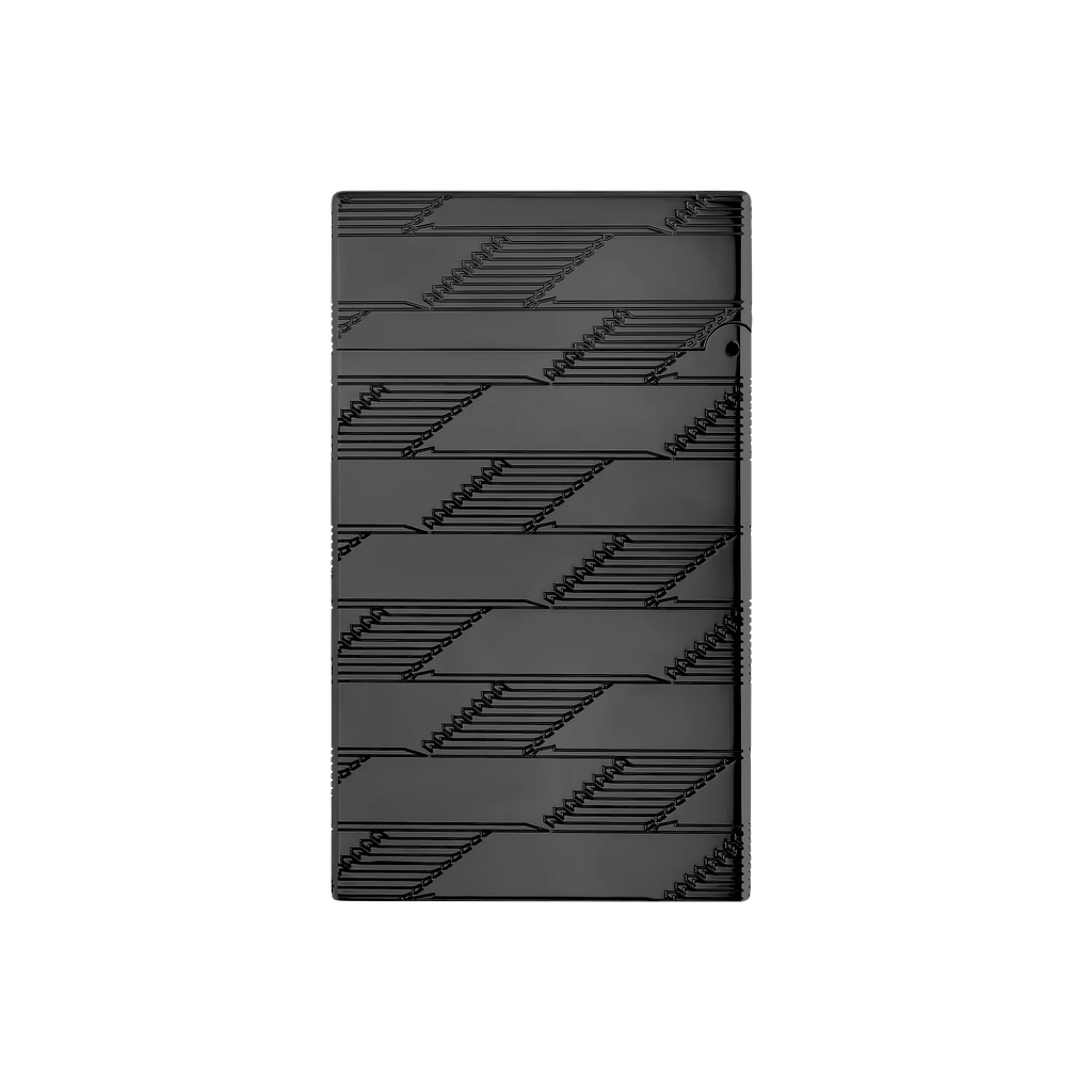 S.T. Dupont Le Grand Guilloche Monogram 1872 Black Lighter/Briquet C23179