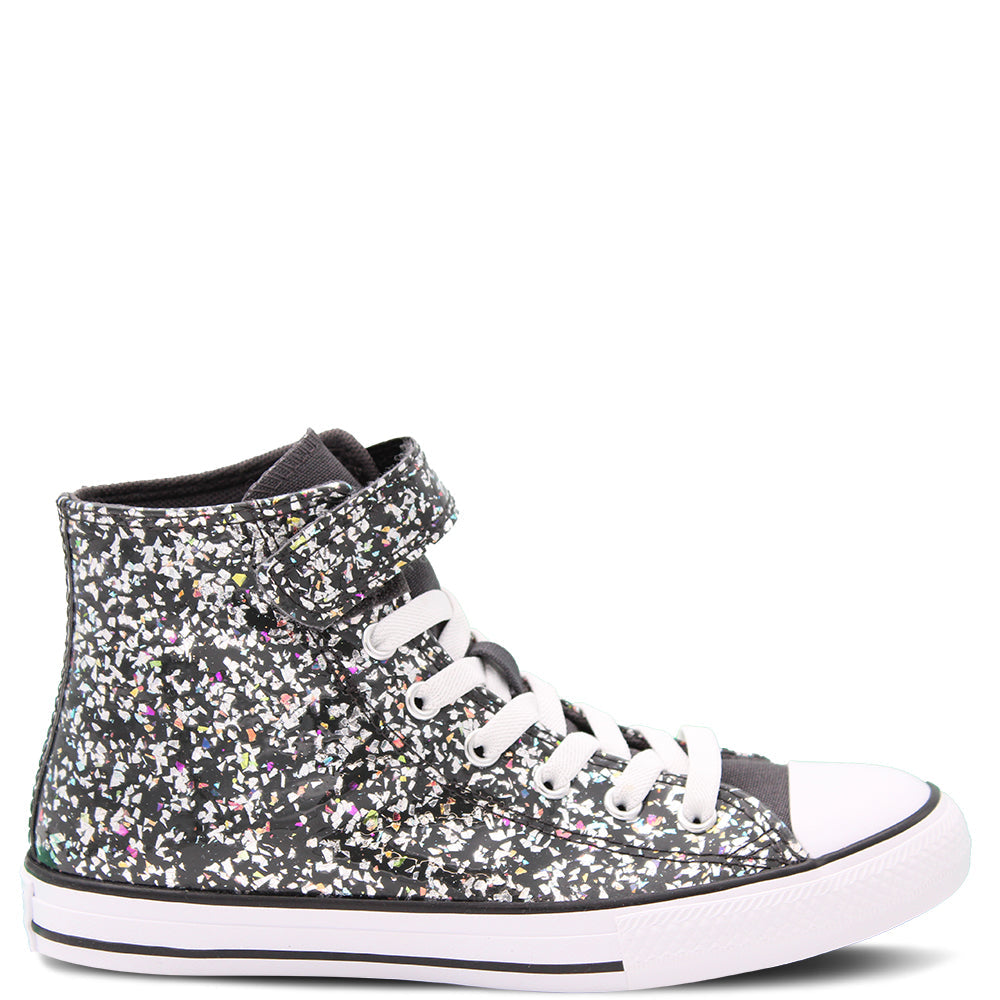 CHUCK TAYLOR SHINE FETTI KIDS HI SNEAKER