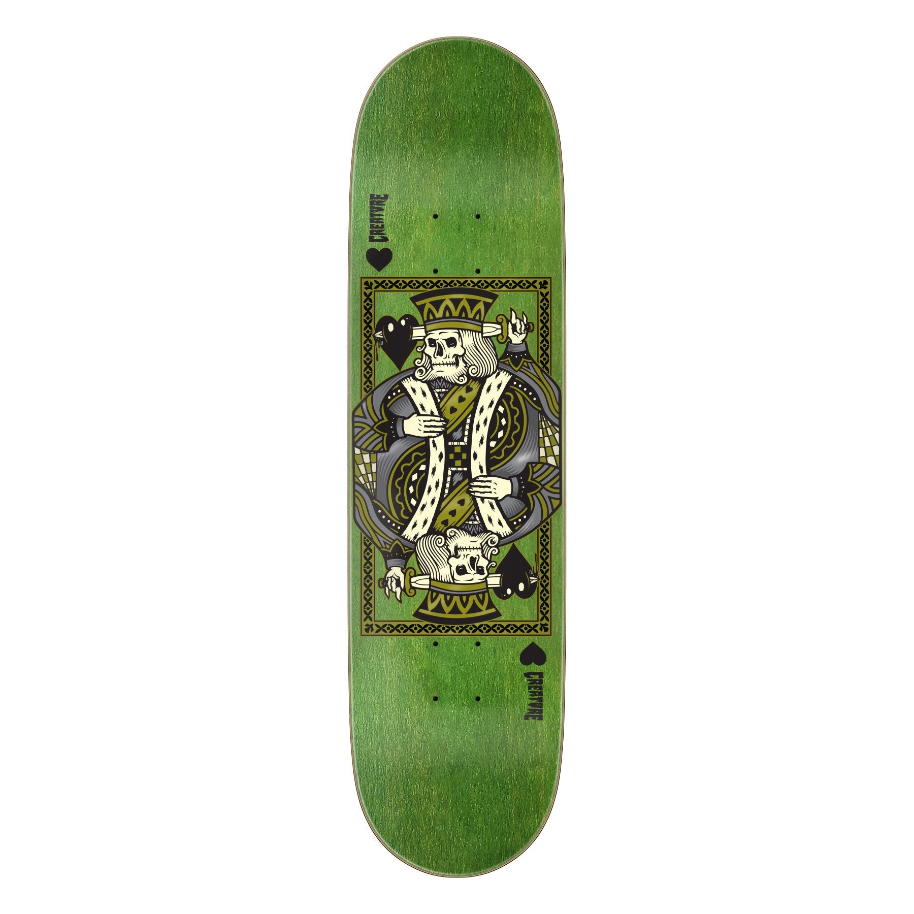 Creature Skateboard Deck Heshking Twin 8.2" x 32"