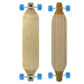 Moose Drop Down 8" x 40" Longboard Zebra Bamboo Complete