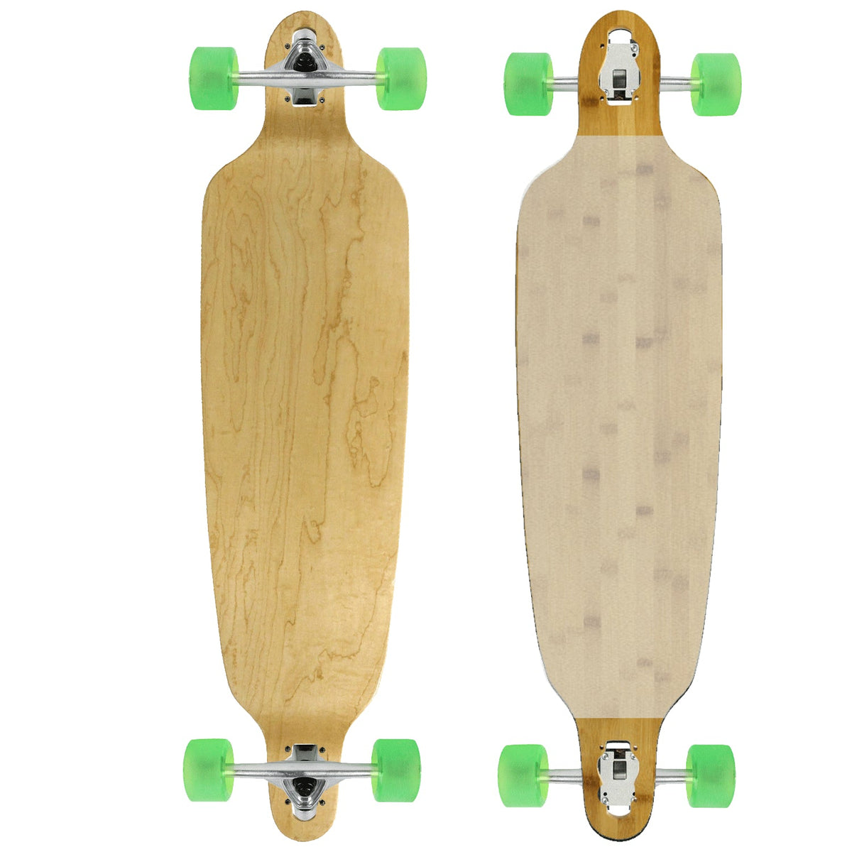 Moose Double Drop 9.75" x 39.75" Longboard Baked Bamboo Complete