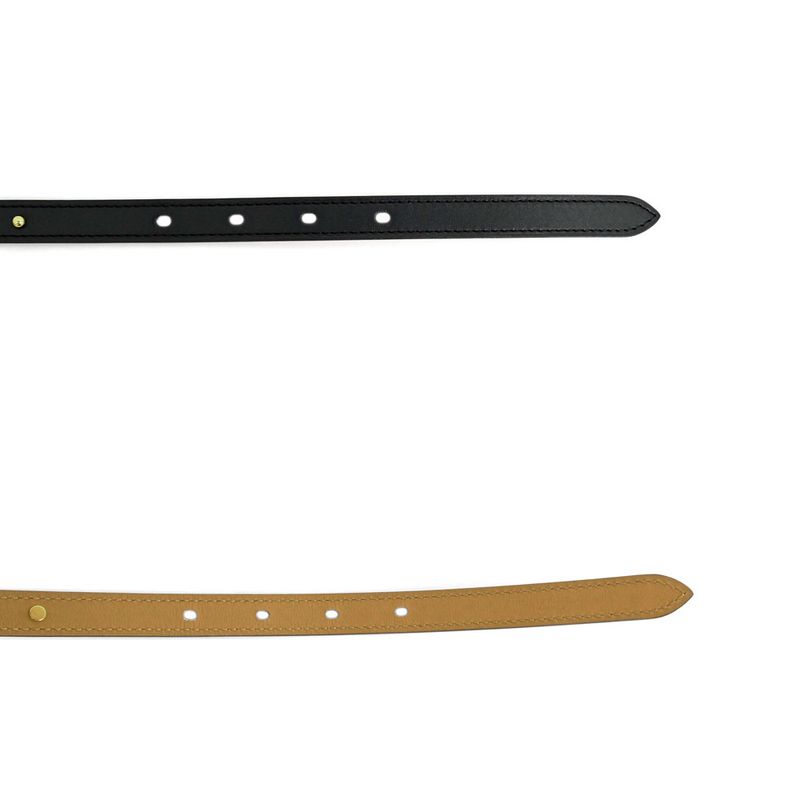Hermes Belt Pop H Courte 15 85 Black Gold Hardware
