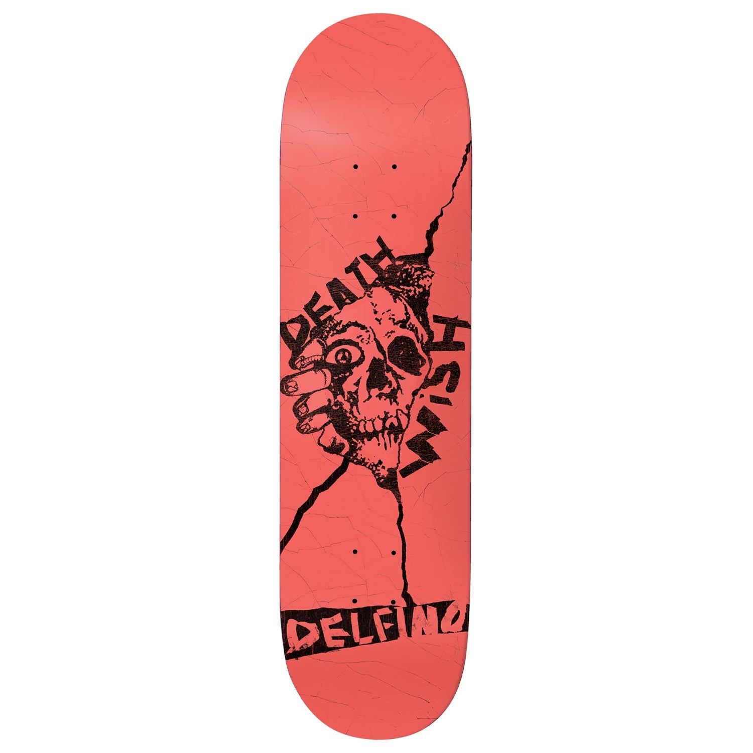 Deathwish Skateboard Deck Pedro Delfino Rot 8.5" x 31.75"