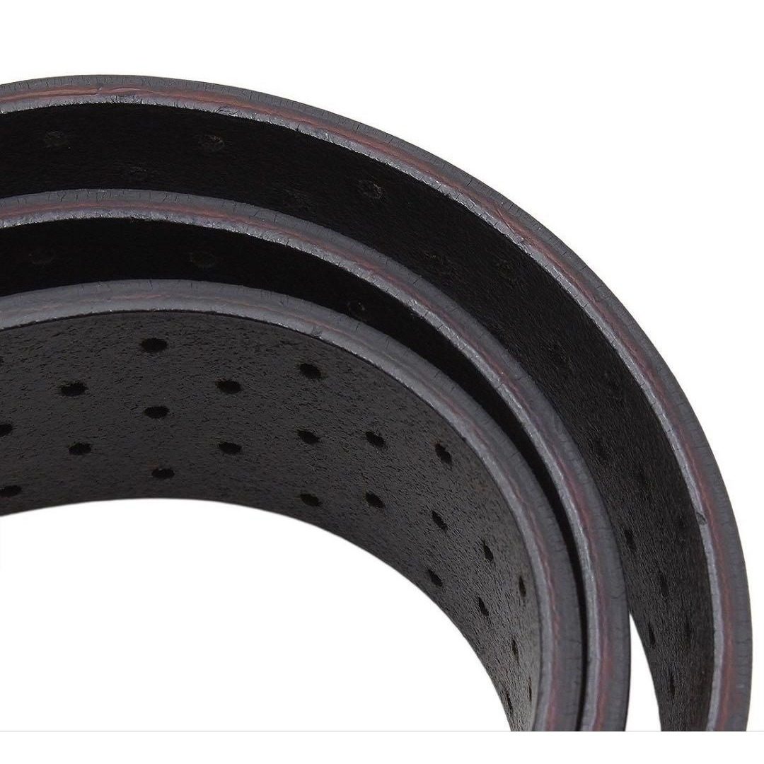 Gucci Interlocking Perforated Leather Belt