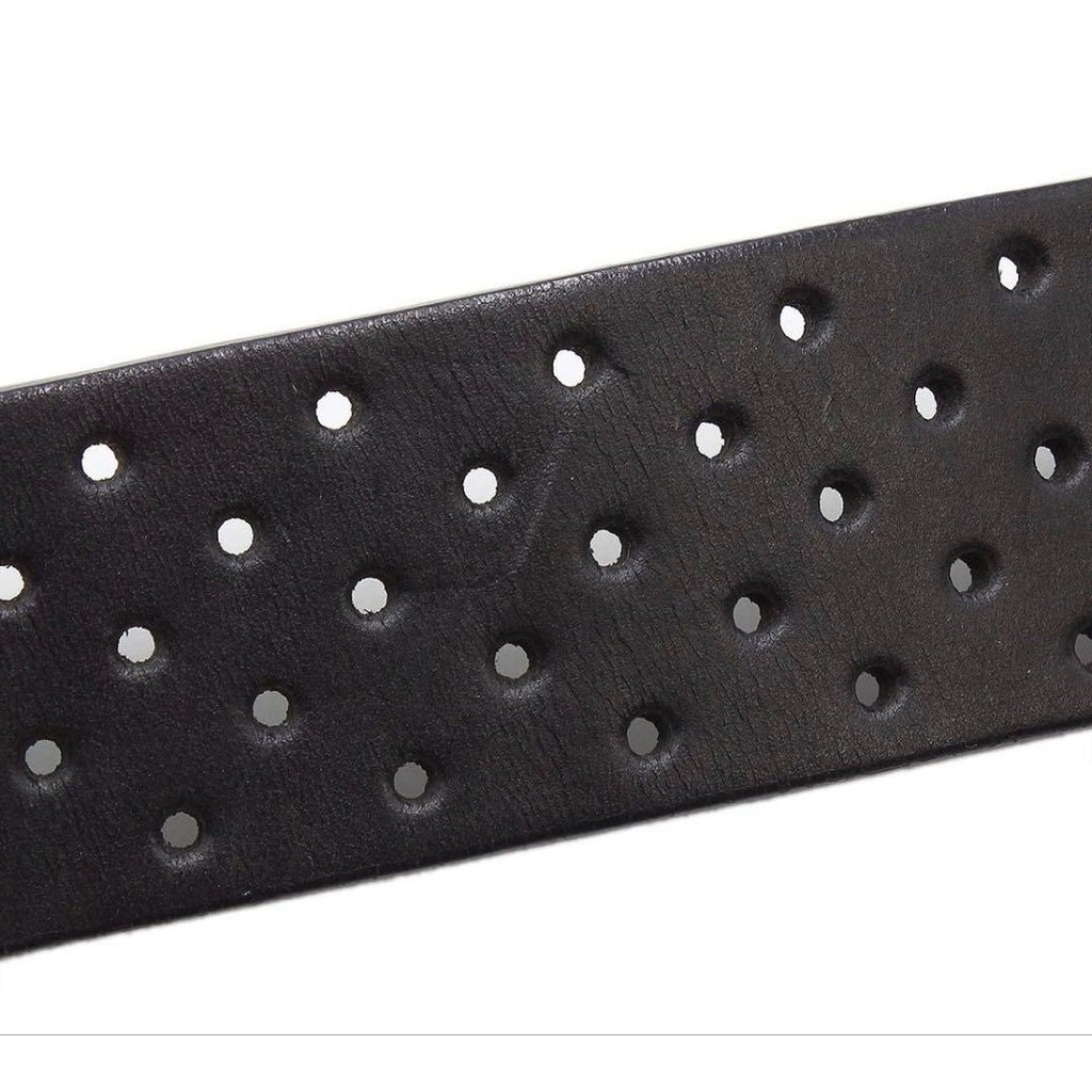 Gucci Interlocking Perforated Leather Belt
