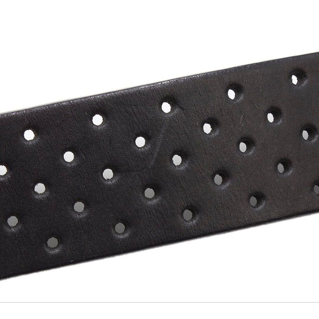 Gucci Interlocking Perforated Leather Belt