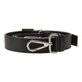 Prada Logo Black Saffiano Leather Belt
