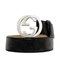 Gucci Belt Brown Cima Interlocking