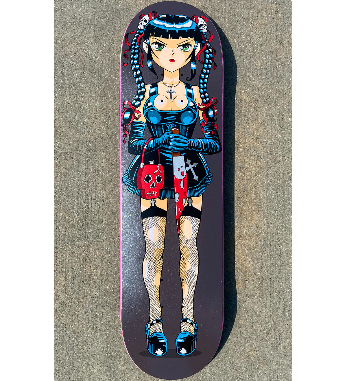 Hook Ups Skateboard Deck Devin Pearlescent  Edition 8.5" x 32.25"