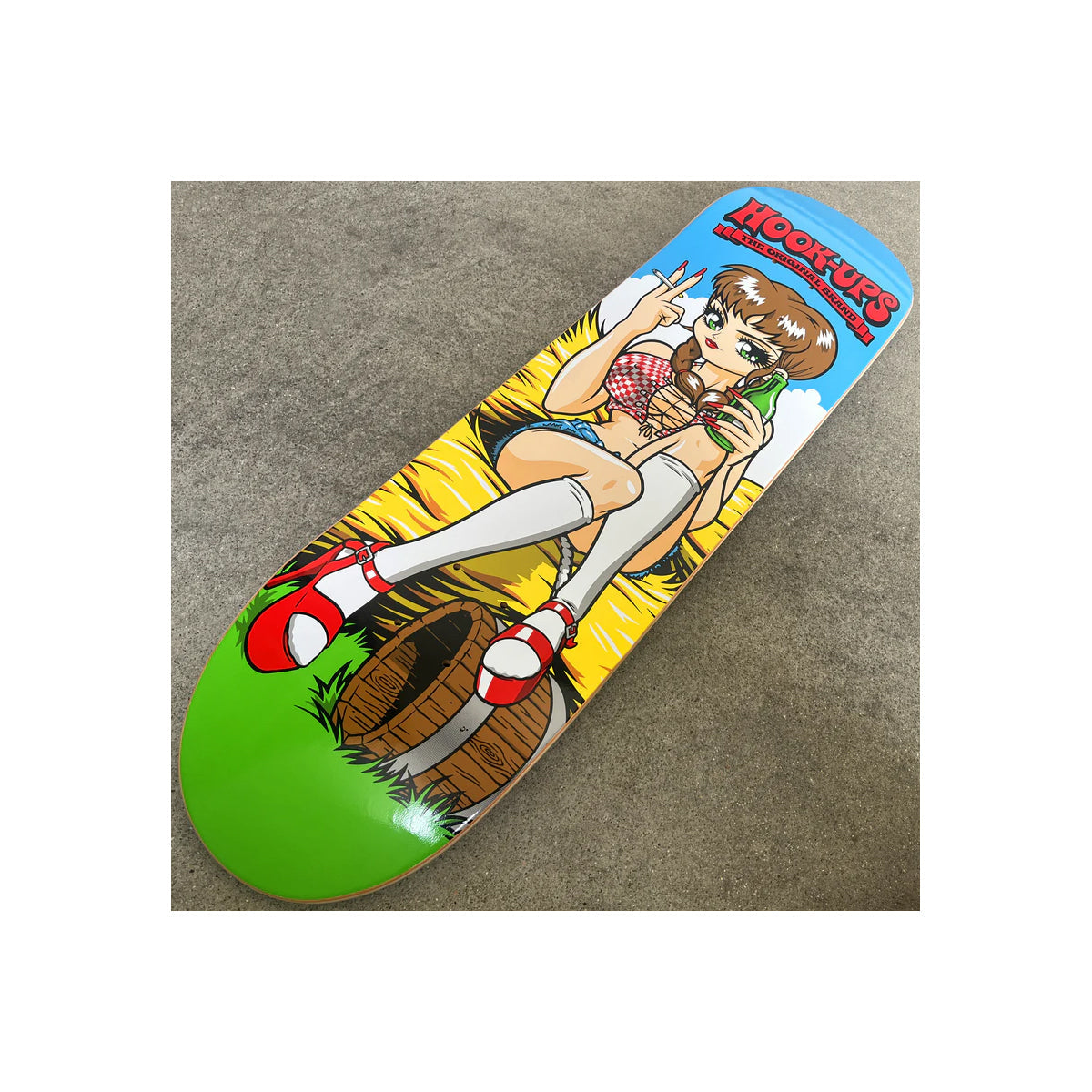Hook Ups Skateboard Deck Mary Jane 8.25"