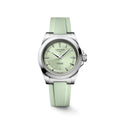 Conquest Auto 34 mm Green on Rubber Strap *