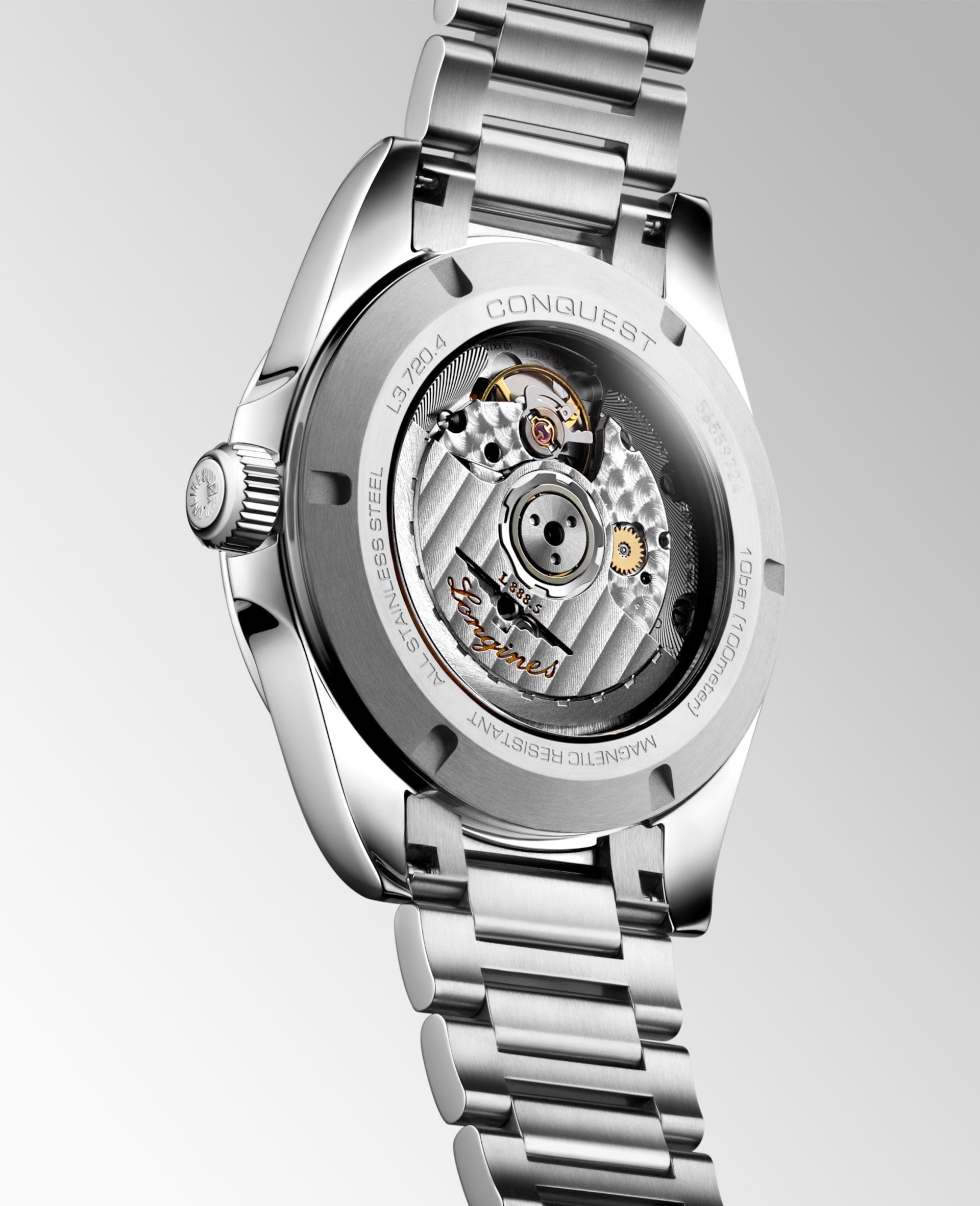 Conquest Auto 38 mm Silver