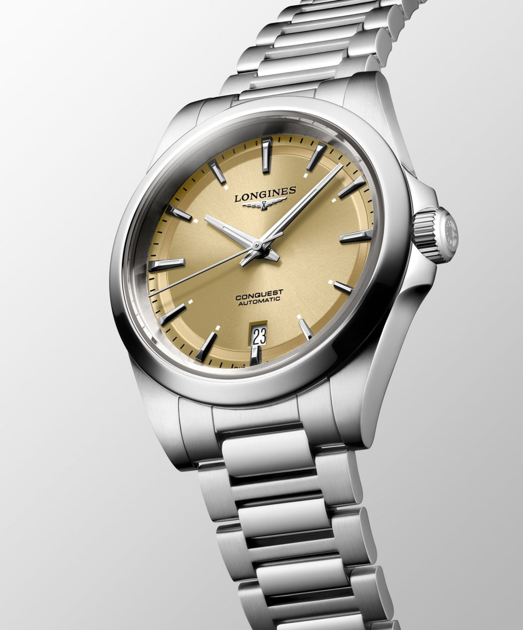 Conquest Auto 38 mm Champagne
