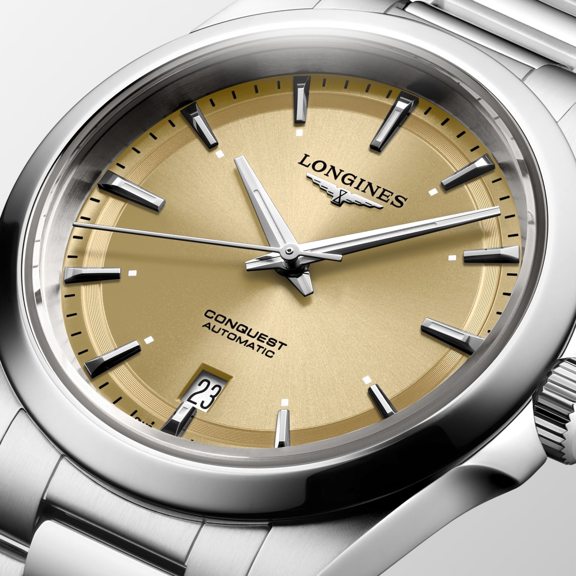 Conquest Auto 38 mm Champagne