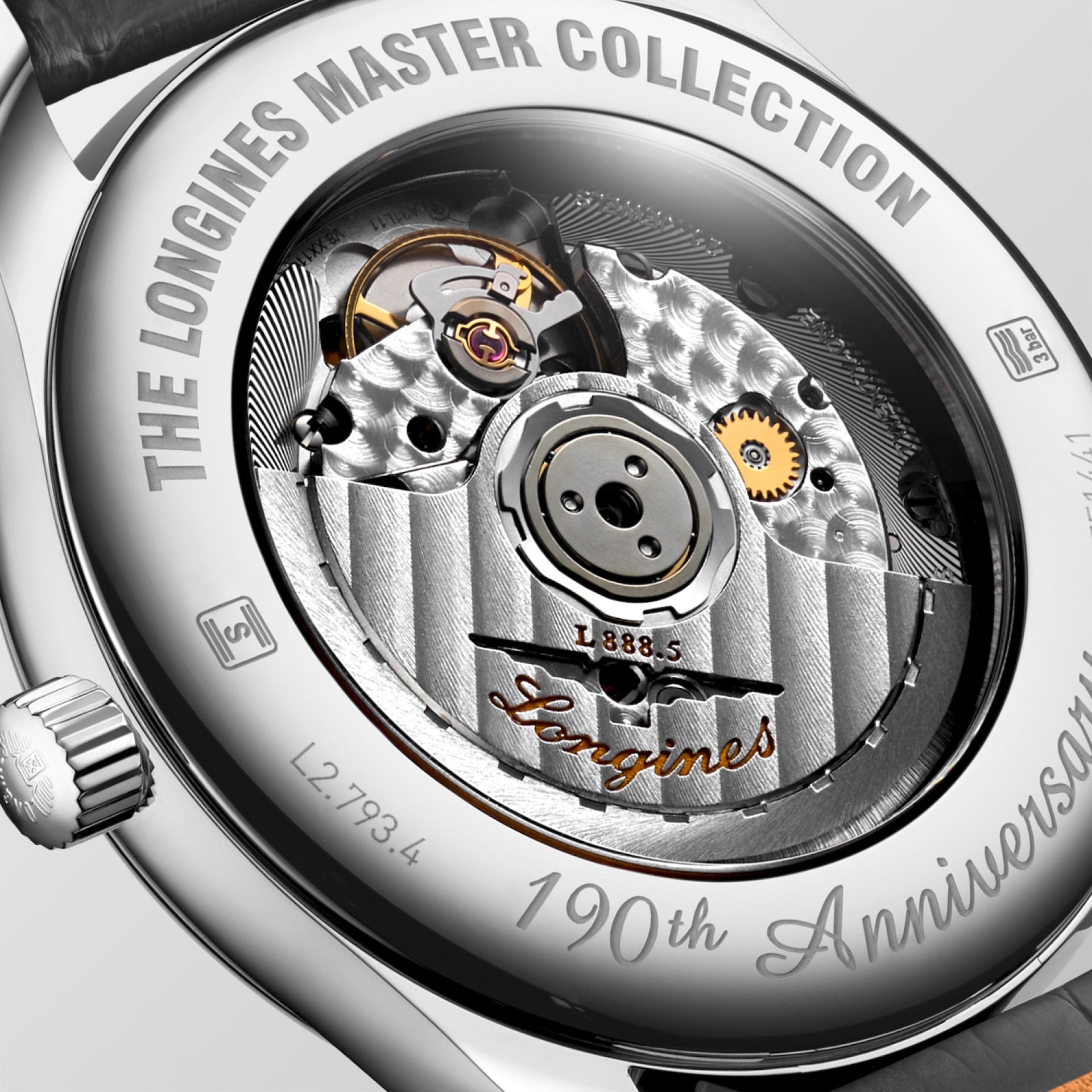MASTER COLLECTION Silver on Gray Strap*