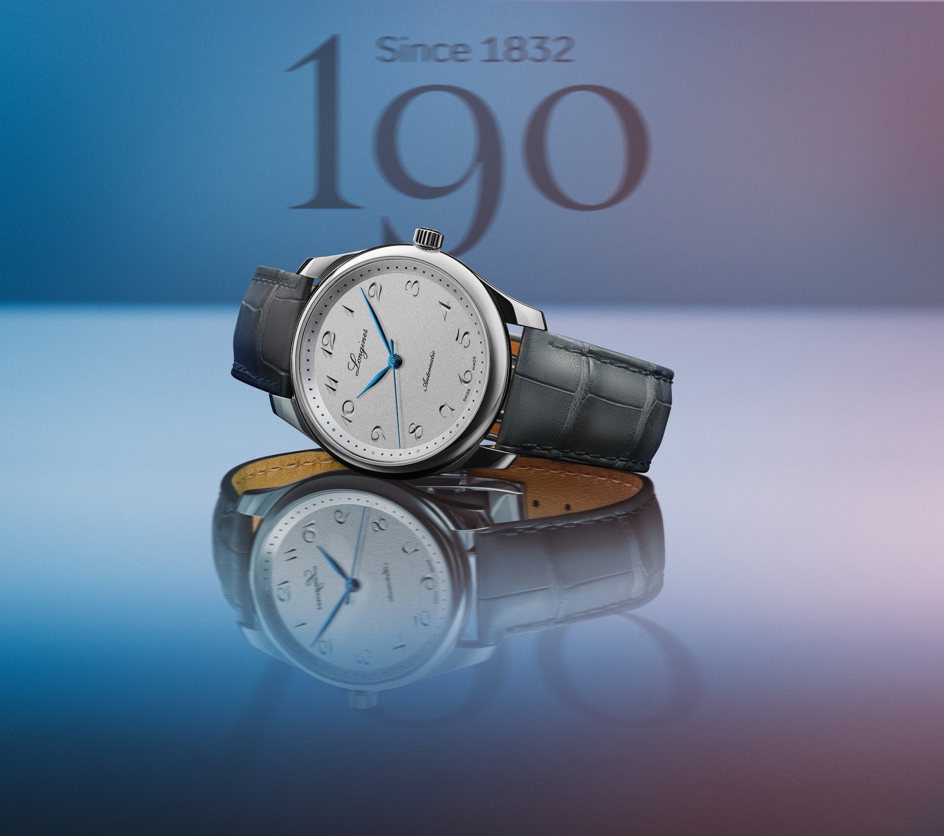 MASTER COLLECTION Silver on Gray Strap*