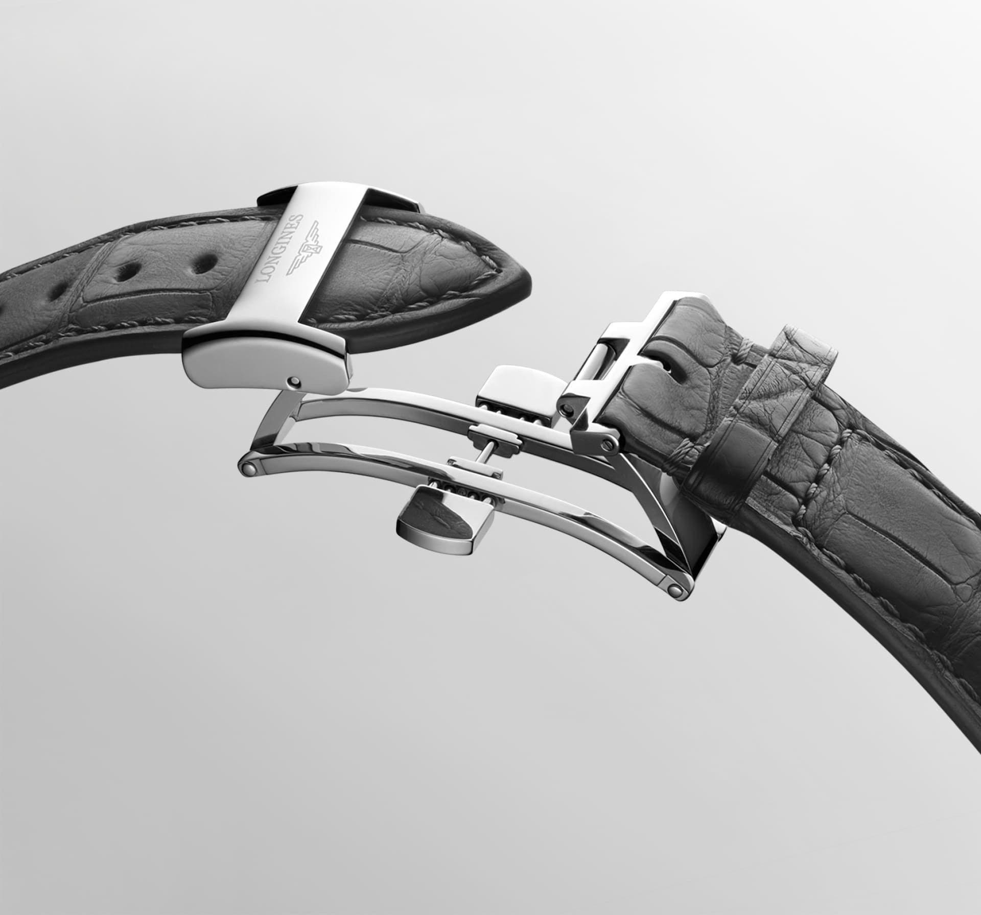 MASTER COLLECTION Silver on Gray Strap*