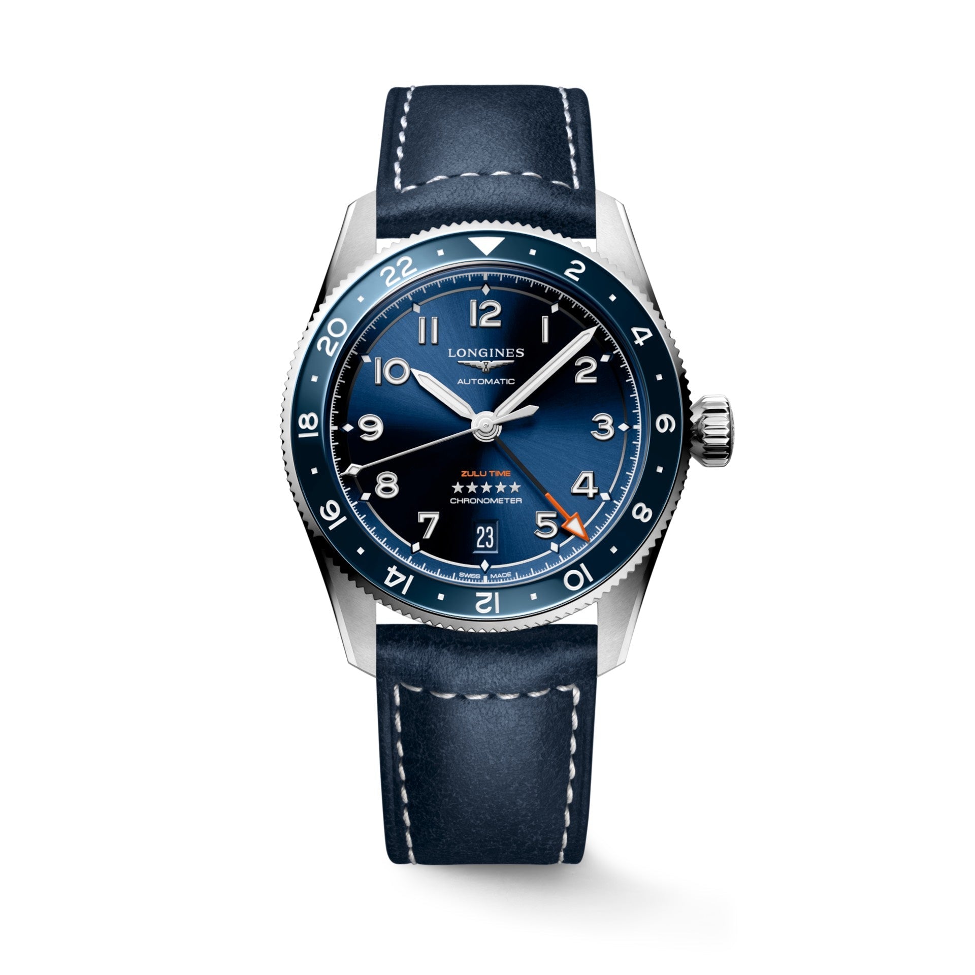SPIRIT ZULU TIME 39 MM Blue on Strap*