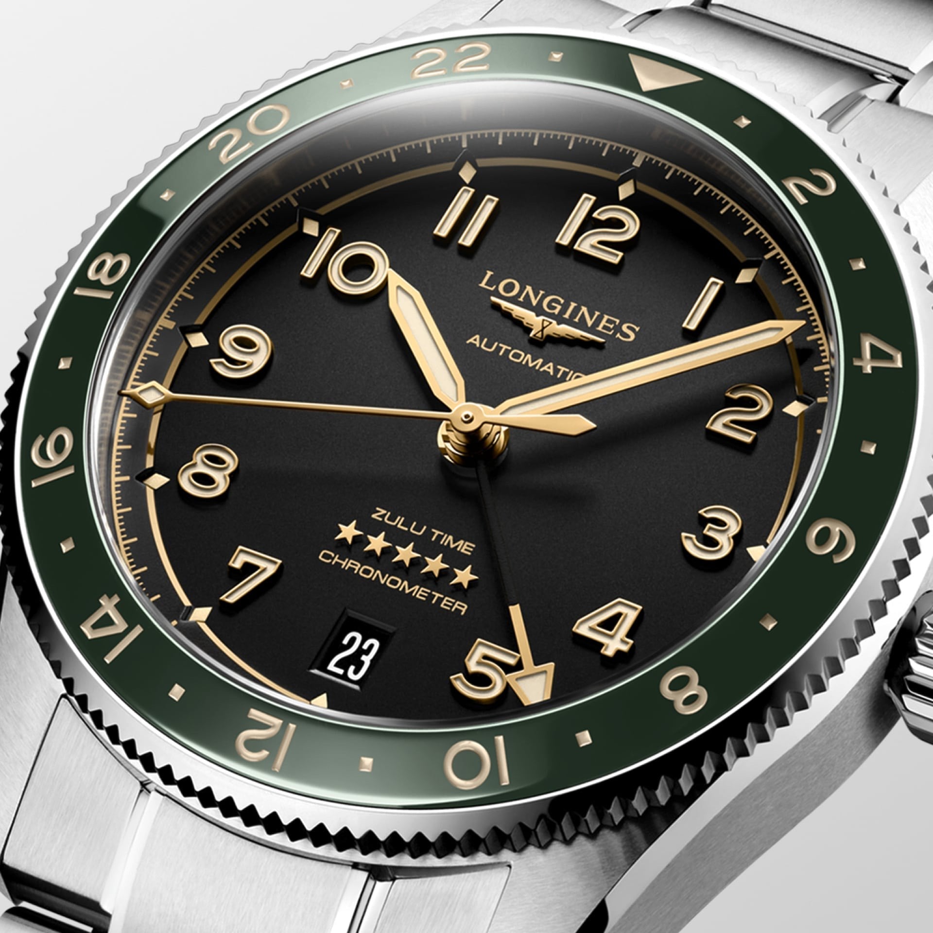 Spirit Zulu Time GMT 39 mm Anthracite