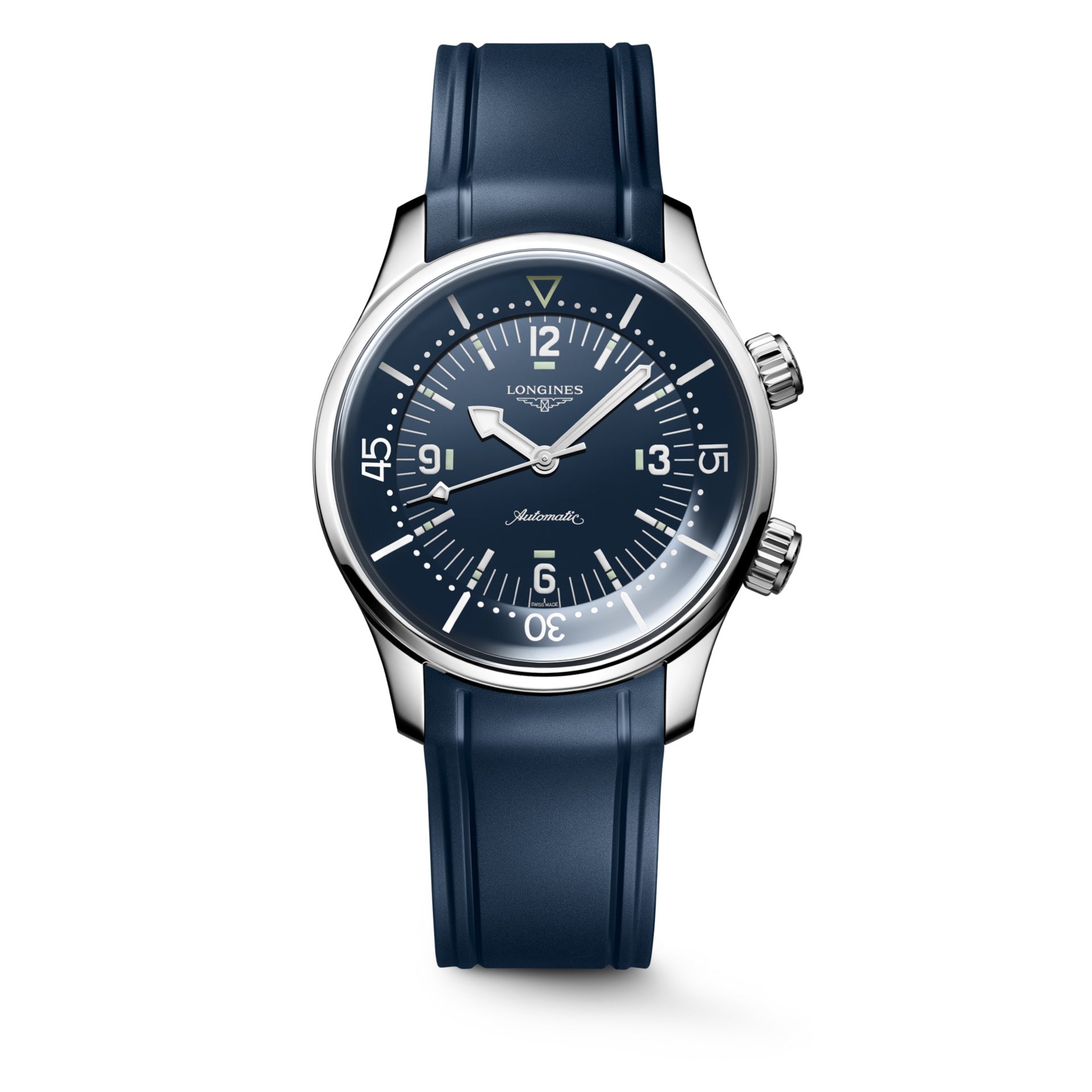 LEGEND DIVER 39 mm blue rubber strap
