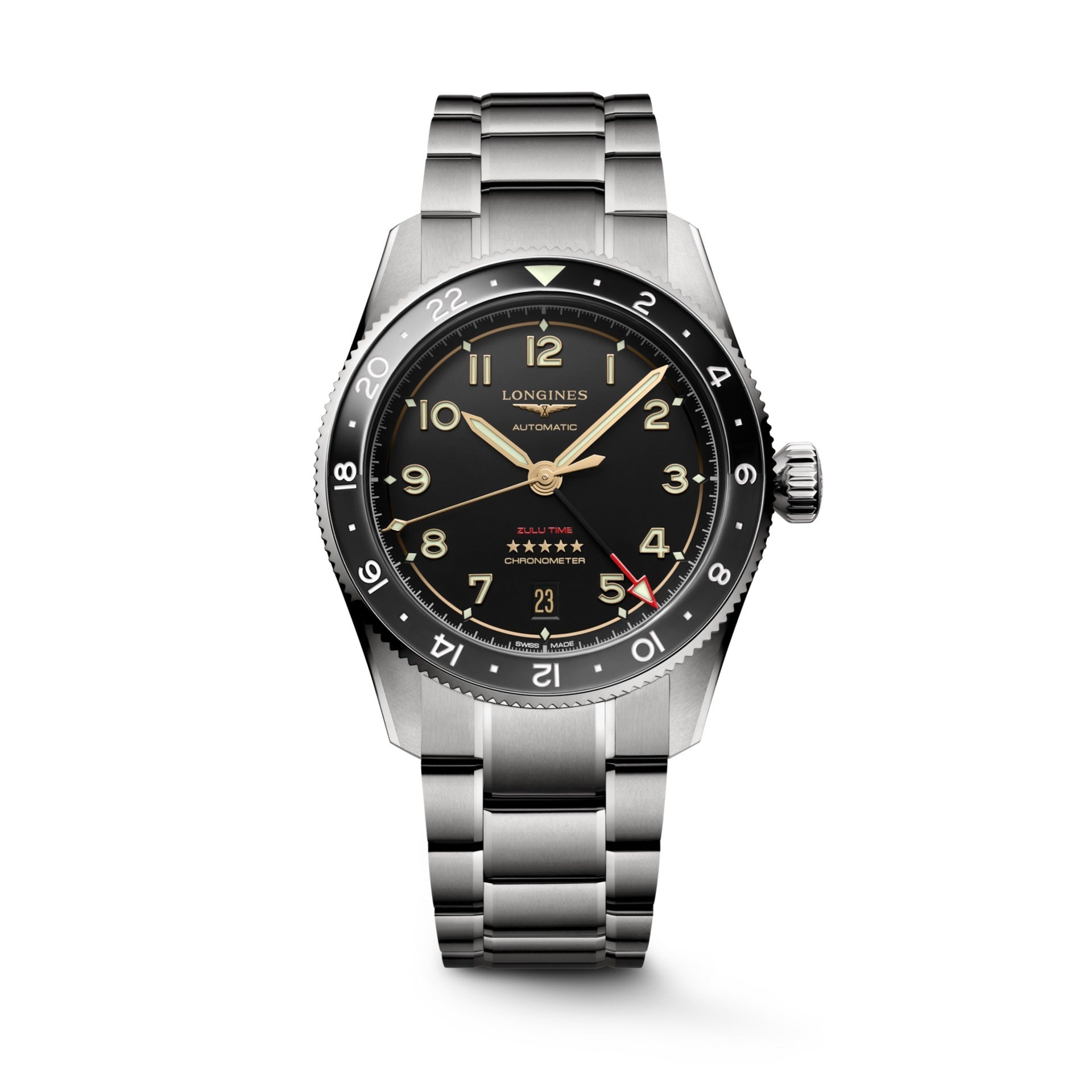 Spirit Zulu Time GMT 39 mm Titanium *
