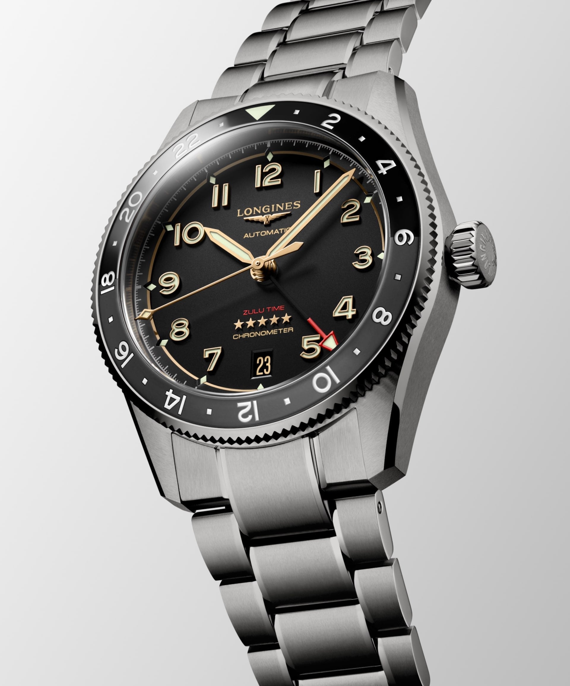 Spirit Zulu Time GMT 39 mm Titanium *