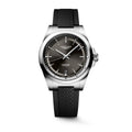 Conquest Auto 38 mm Black on Rubber Strap *