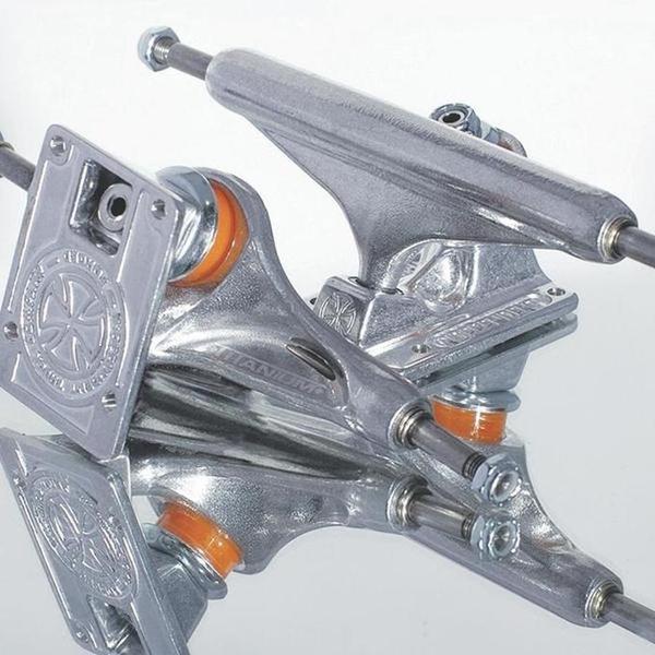 Independent 169mm Stage 11 Forged Titanium Silver Truck Set
