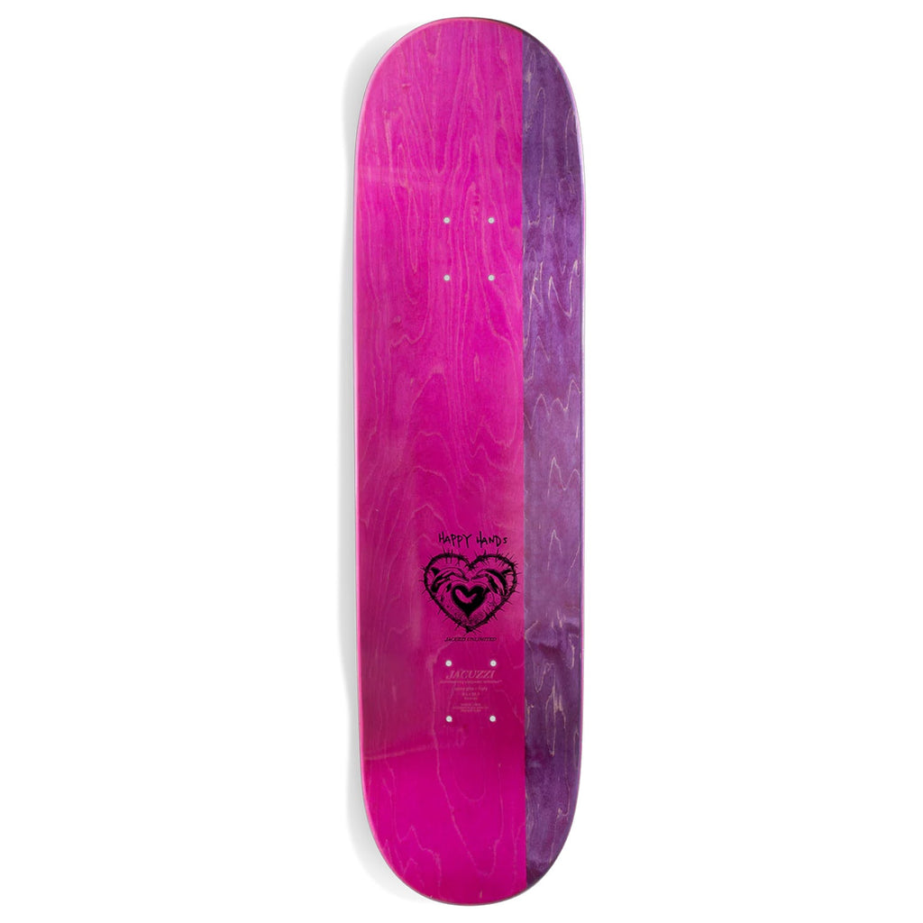 Jacuzzi Skateboard Deck Rainbow Hands Jet Ski White 8.75" x 31.5"