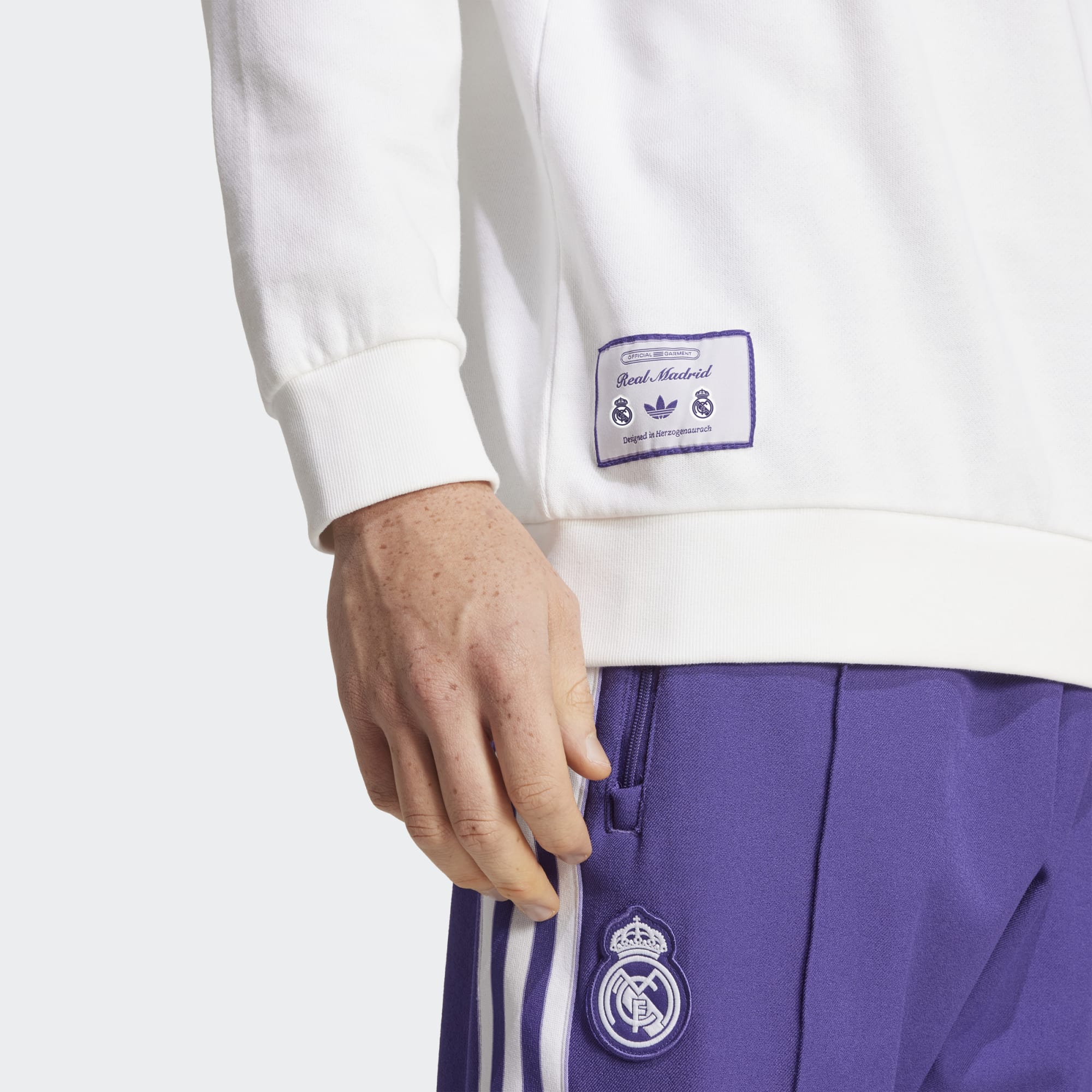 adidas Real Madrid Icon Half Zip Top