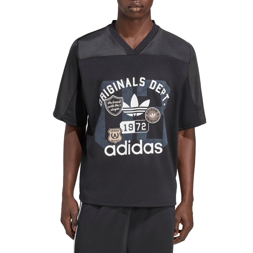 Originals Dept. Graphic Mesh V Neck Short Sleeve Jersey