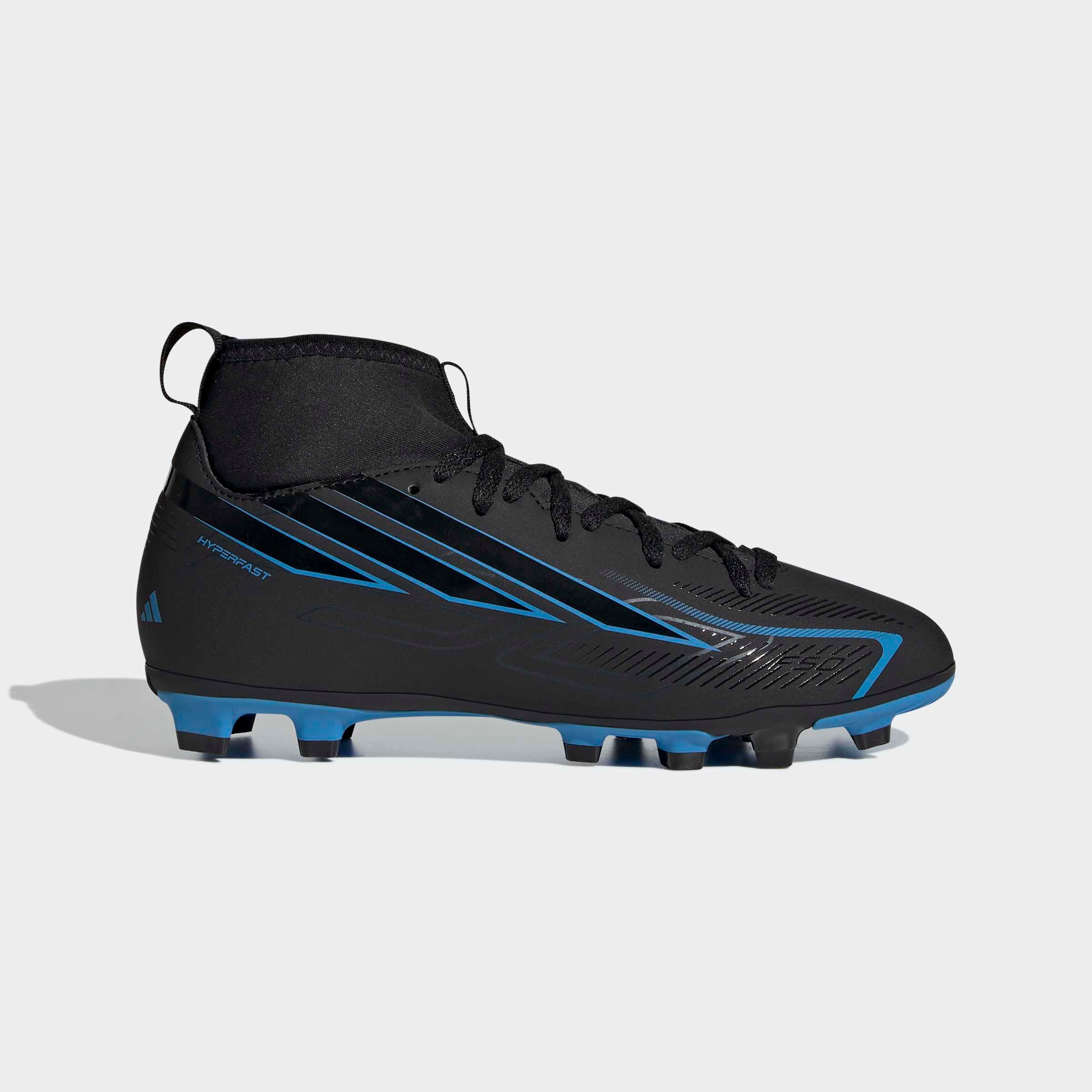adidas Youth F50 Hyperfast Club Mid Firm/Multi Ground Soccer Cleats