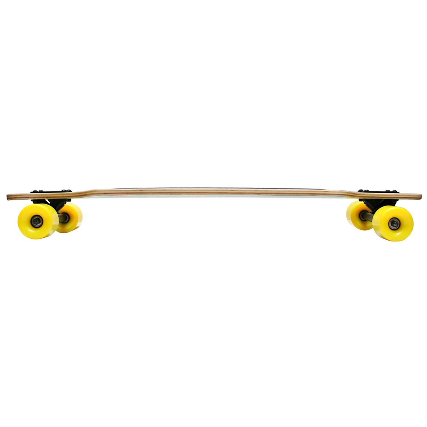 Krown Longboard Complete Elite Drop Through Rasta Lion - Yellow Wheels