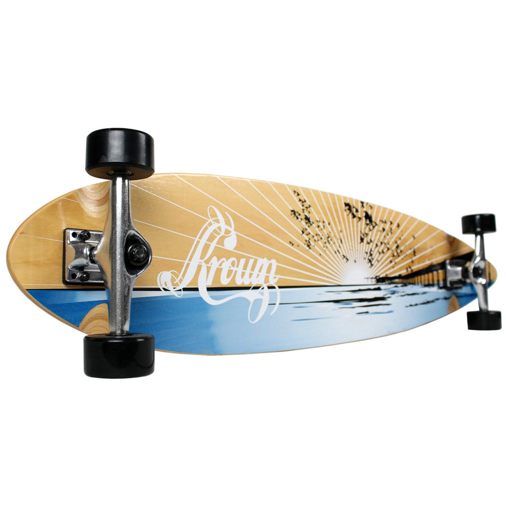 Krown Longboard Complete Pintail Sunset Pier