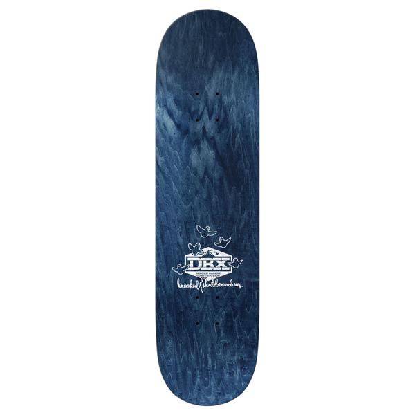 Krooked Skateboards Bobby Worrest Struggual DBX Basalt Deck 8.25" Glow Ink