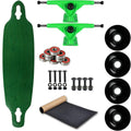 Moose Longboard Complete 9" x 36" Drop Through Stained Green