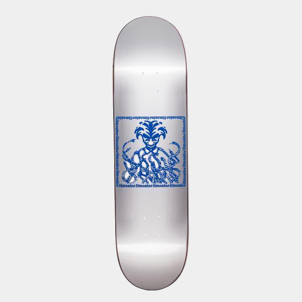 Limosine Skateboards Snake Pit Metallic Silver Deck 8.38"