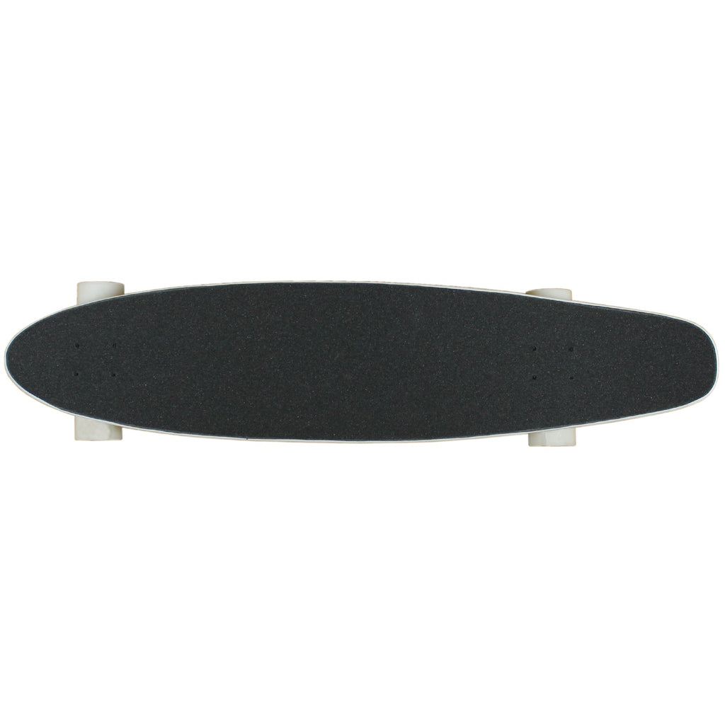 Moose Longboard Complete 9" x 40" Kicktail WHITE