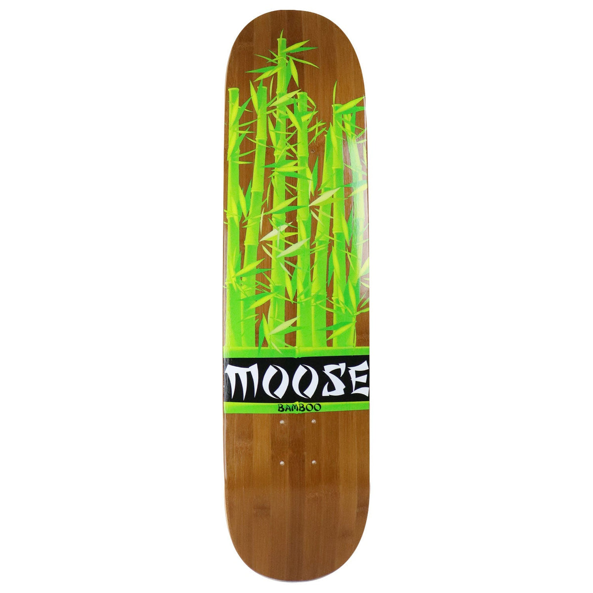 Moose Skateboard Deck Bamboo Leaves 8.5"