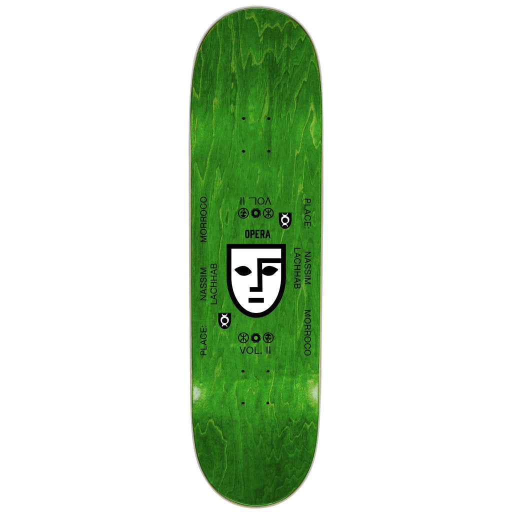 Opera Skateboard Deck Nassim Crypto Oil Slick 8.375" x 32.2"