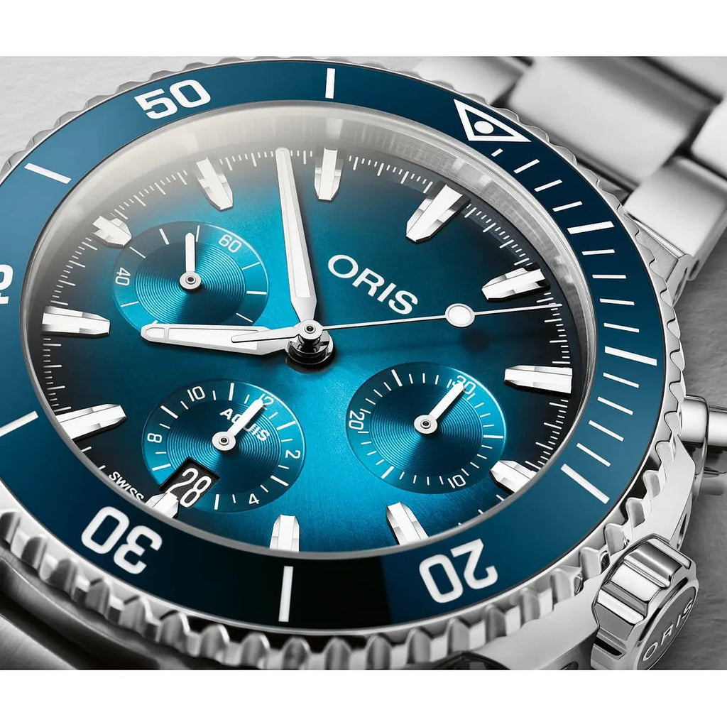 Oris Aquis Chronograph Blu 01 771 7793 4155-07 8 23 01Peb