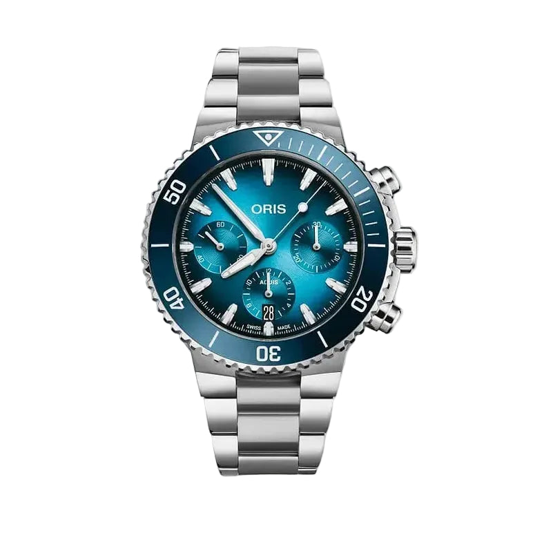 Oris Aquis Chronograph Blu 01 771 7793 4155-07 8 23 01Peb