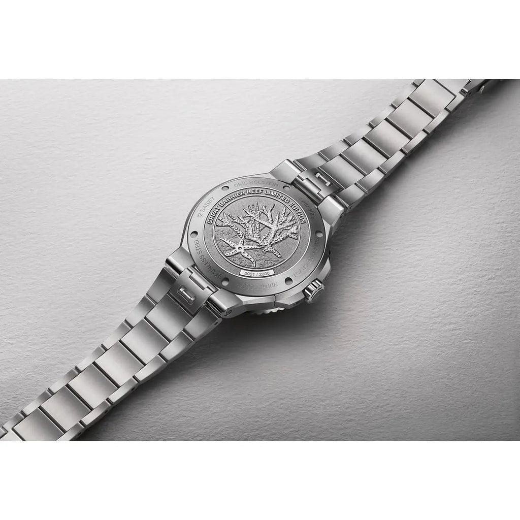 Oris Aquis Date Great Barrier Reef Iv Blu 01 400 7790 4185-Set